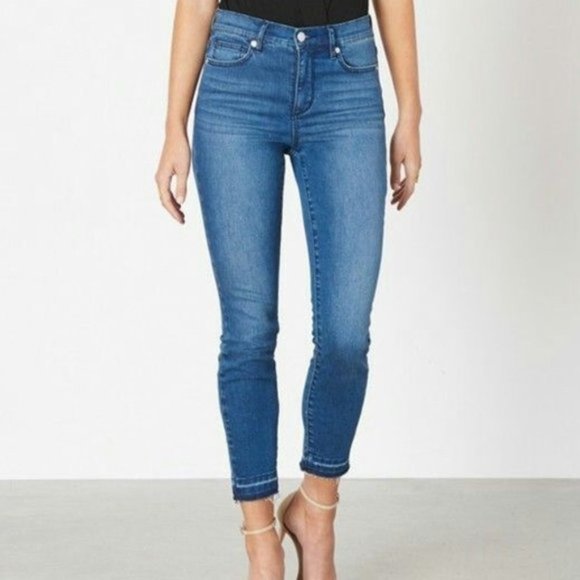 Dynamite Kate High Rise Jeans frayed hem sz 24 - Picture 1 of 7
